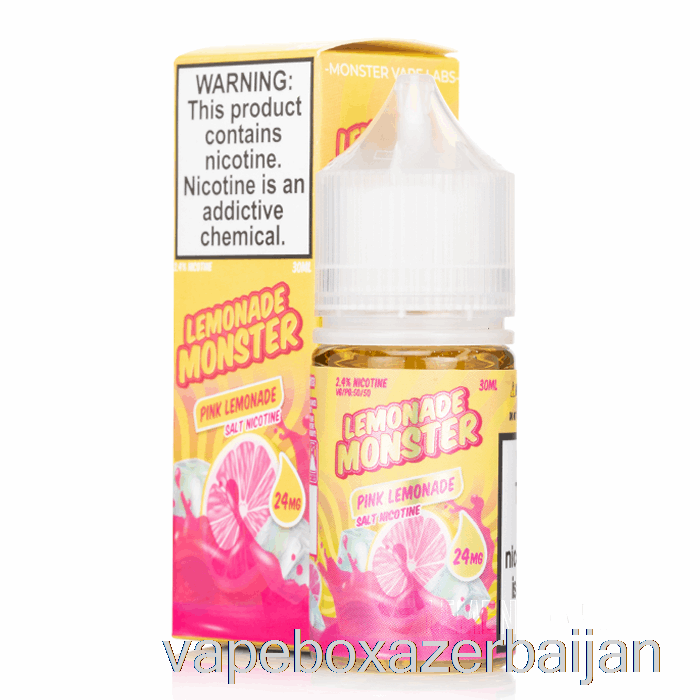 Vape Smoke Pink Lemonade - Lemonade Monster Salts - 30mL 48mg